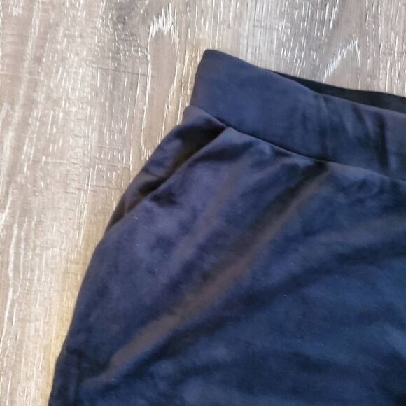 Juicy Couture Black velvet jogger athletic active line pants plus size 3X NEW!!! - Picture 4 of 4